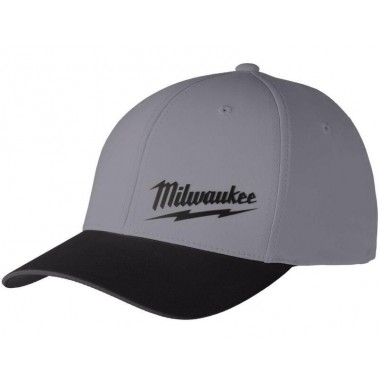 Бейсболка Performance MILWAUKEE, дихаюча, темно-сіра, розмір S/M