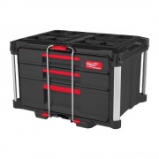 Ящик для инструмента с 2+1  выдвижными отсеками MILWAUKEE PACKOUT DRAWER BOX