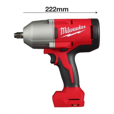 Гайковерт высокомоментный MILWAUKEE 1/2 (1627 Нм) M18 BLHIWF12-0X (каркас) с кольцом