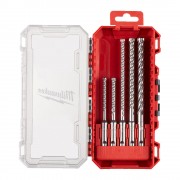 Набор из 5 буров MX4 SDS-Plus с 4-мя режущими кромками MILWAUKEE