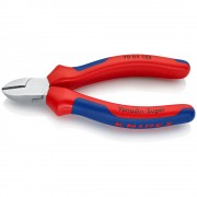 Кусачки боковые (бокорезы) Ø3,0мм, 125мм KNIPEX 70 02 125, фосфатированные