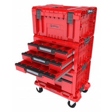 Набор ящиков QBRICK SYSTEM PRO RED SET 4, 2.0 RUHD мобильный шкаф 525 x 345 x 885