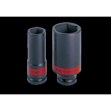 1/2 Головка дюймова ударная длинная 3/8 6PT BLACK