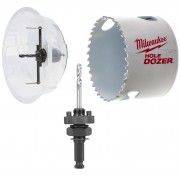 Коронка для сверления мягких материалов 51-178мм (балеринка) + Коронка 68mm H/Dozer + адаптер Промо