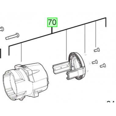 Корпус редуктора/Milwaukee M18 FMTIW2P12