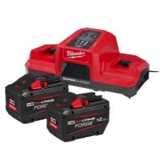 Энергокомплект MILWAUKEE M18 FORGENRG-122 DBSC (ЗУ M18 DBSC+2акк.Х8Ач FB8)