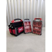 Сумка для инструментов и 2 органайзера MILWAUKEE PACKOUT, набор из 3 частей 4932499040
