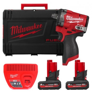 Гайковерт аккумуляторный бесщёточный MILWAUKEE 1/2 (746 Нм) M12 FCIWF12G3-502X,с кольцом