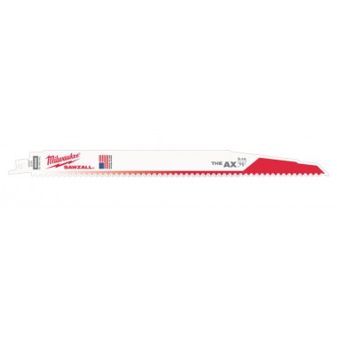 Полотно для шабельних пил AX FANG TIP MILWAUKEE, 300/5,0мм, (5шт), (деревина з цвяхами)