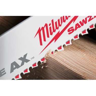 Полотно для шабельних пил AX FANG TIP MILWAUKEE, 300/5,0мм, (5шт), (деревина з цвяхами)