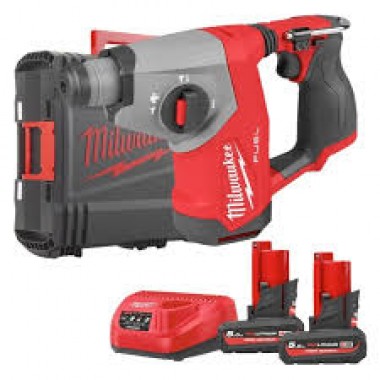 Перфоратор аккумуляторный бесщёточный SDS-PLUS MILWAUKEE M12 FHAC16-502X (1,15Дж)