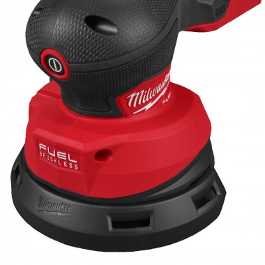 Шліфмашина ексцентрикова акумуляторна MILWAUKEE O125мм M18 FROS125-502X (ЗУ+2ак.Х5Аг+кейс)