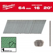 Набор гвоздей для нейлера 15G/20°/45мм (2000 шт) MILWAUKEE