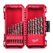 Набор сверл по металлу THUNDERWEB HSS-G PACKOUT MILWAUKEE, DIN-338, (19шт) (1-10мм)