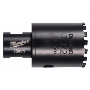Коронка алмазная Diamond Max MILWAUKEE, Ø38мм M14 (сухое сверление)