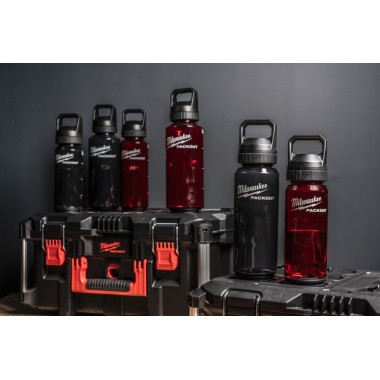 Бутылка для воды PACKOUT MILWAUKEE, 710 мл, черная