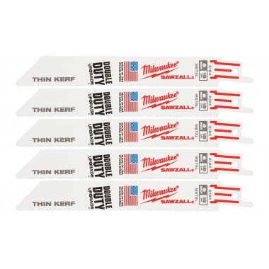Полотно для шабельних пил THIN KERF MILWAUKEE, 150х1,4мм, (5шт), (метал)