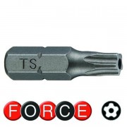 1/4" Бита Torx с отверстием 5-ти лучевая TS08, L=25 мм (FORCE 12F2508)