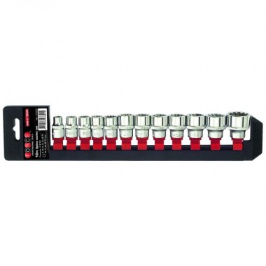 3/8 Набор головок Spline 12 пр. (8-22 мм) (FORCE 3122Q)
