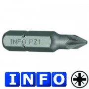 5/16" Бита Pozidriv РZ.3, L=30 мм (INFO 952303 I)