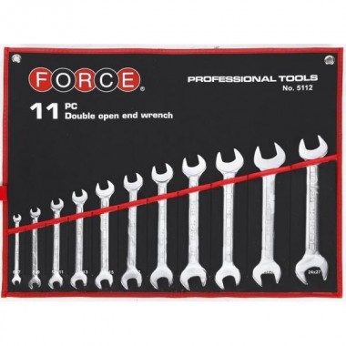 Набор ключей рожковых 11 пр. (1/4" - 1-1/4") (FORCE 5112S)