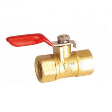 Кран шаровый внутренняя резьба 1/4"f x 1/4"f (латунь) (Sumake 2020FF)