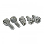 Набор секреток на литые диски 5 пр., L=21 мм (M12 x 1.5RH) (FORCE 645105)