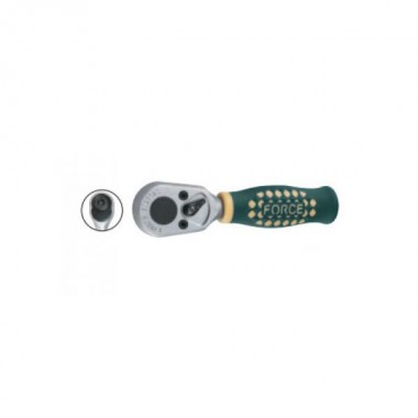 3/8 Трещотка короткая для бит 10 мм, L=120 мм (FORCE 802307S)