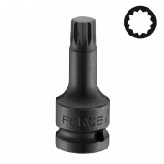 1/2" Головка-бита Spline цельная, ударная М10, L=60 мм (FORCE 24806010)