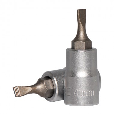 1/4" Головка-біта шліцева (SL) 4 мм, L=32 мм (FORCE 3233204)