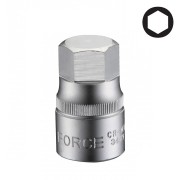 1/2" Головка-біта шестигранна (HEX) цільна 10 мм, L=40 мм (FORCE 34410)