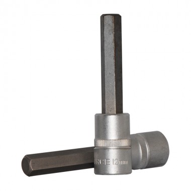 1/2" Головка-біта шестигранна (HEX) 12 мм, L=100 мм (FORCE 34410012)
