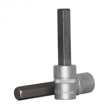 1/2" Головка-біта шестигранна (HEX) 14 мм, L=100 мм (FORCE 34410014)