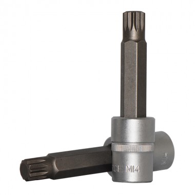 1/2" Головка-біта Spline М14, L=100 мм (FORCE 34810014)