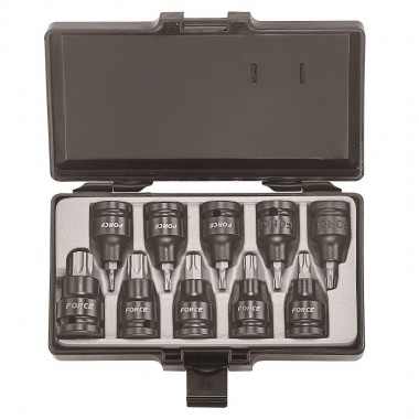 1/2 Набор головок-бит Torx ударных 10 пр. (T20-T70) (FORCE 4108)