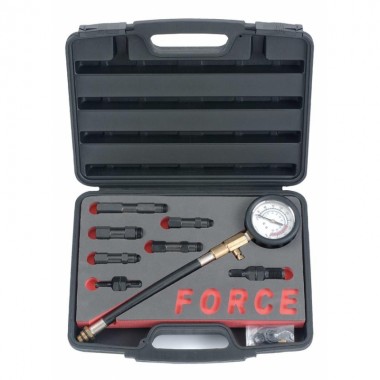 Компрессометр для бензиновых двигателей 9 пр. (FORCE 909G1)