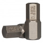 10 мм Бита шестигранная (HEX) 12 мм, L=30 мм (FORCE 1743012)