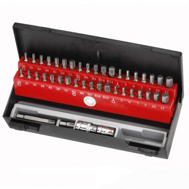 3/8 и 1/2 Набор бит 6-гр., Torx, Spline 42 пр. (пластиковый кейс) (FORCE 4421C)