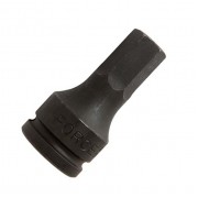 3/4" Головка-бита 6-гр. (HEX) цельная, ударная 24 мм, L=90 мм (FORCE 2649024)