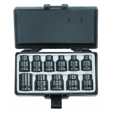 1/2" Набір головок E-профіль (Torx) ударних 11 пр. (E6-E24) (FORCE 4117)