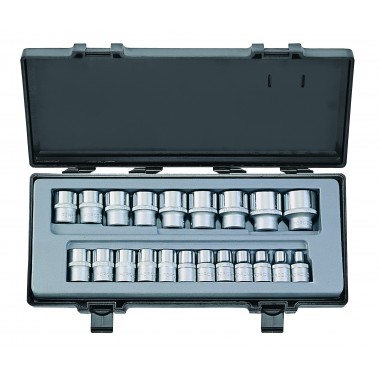 1/2" Набір головок 6-гр. 21 пр. (8-32 мм) (FORCE 4212)