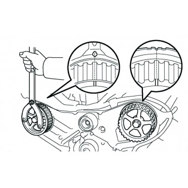 Приспособление для блокировки шкивов TOYOTA (FORCE 915G1)