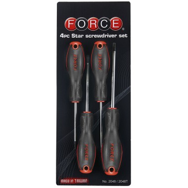 Набор отверток Torx 4 пр. (FORCE 2048)