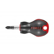 Отвертка крестовая (Philips) короткая PH.1, L=25 мм (FORCE 7111S)
