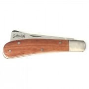 Нож прививочный прямой, складной, нержавеющий L=173 мм (Samurai IGKBD-67W)