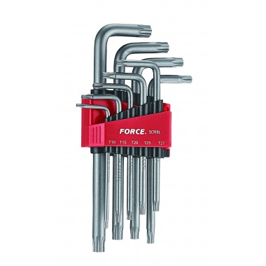 Набор ключей Torx Г-обр. длин. 9 пр. (Т10-Т50) (FORCE 5098L)