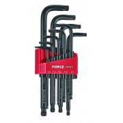Набор ключей Torx Г-обр. с шаром длинных 9 пр. (Т10-Т50) (FORCE 5098LB)