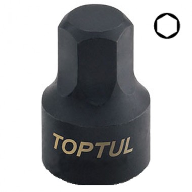 Головка біта 1/4" HEX TOPTUL 3 мм (суцільна) BCDB0803