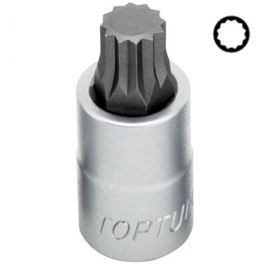 Головка торцева SPLINE TOPTUL M8 L55мм 1/2" BCHA1608