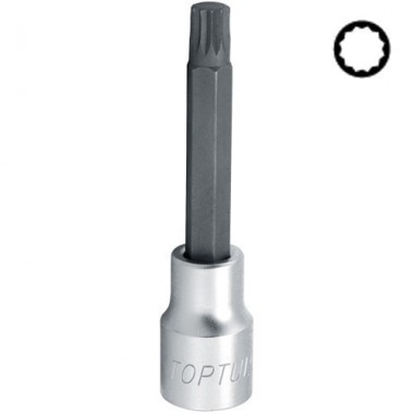 Головка торцевая SPLINE TOPTUL M8 L100мм 1/2" BCJA1608